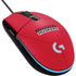 University of Nebraska Red Huskers G203 Prodigy RGB Wired Gaming Mouse Skin